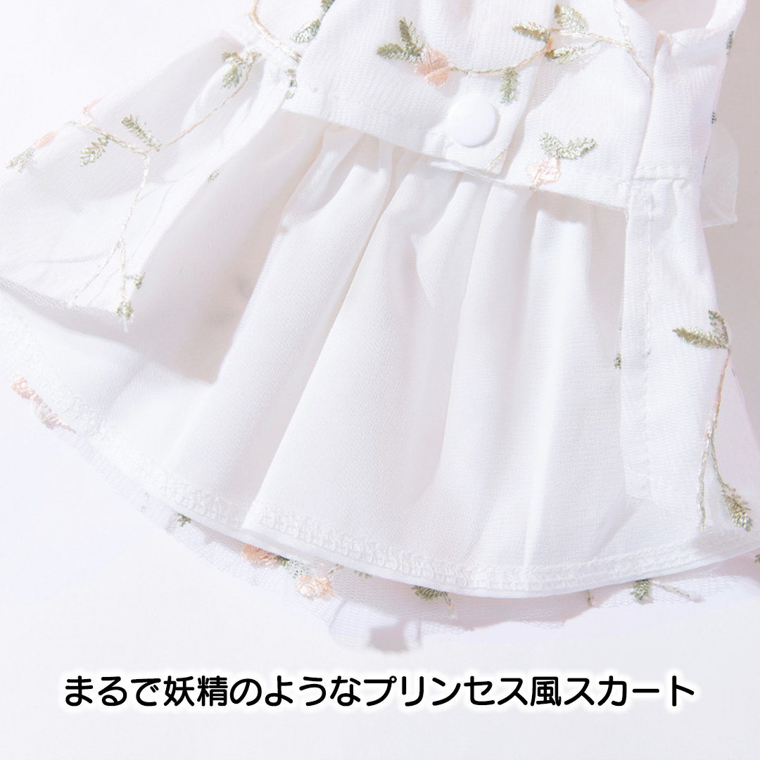 小花刺繍ワンピース 2167