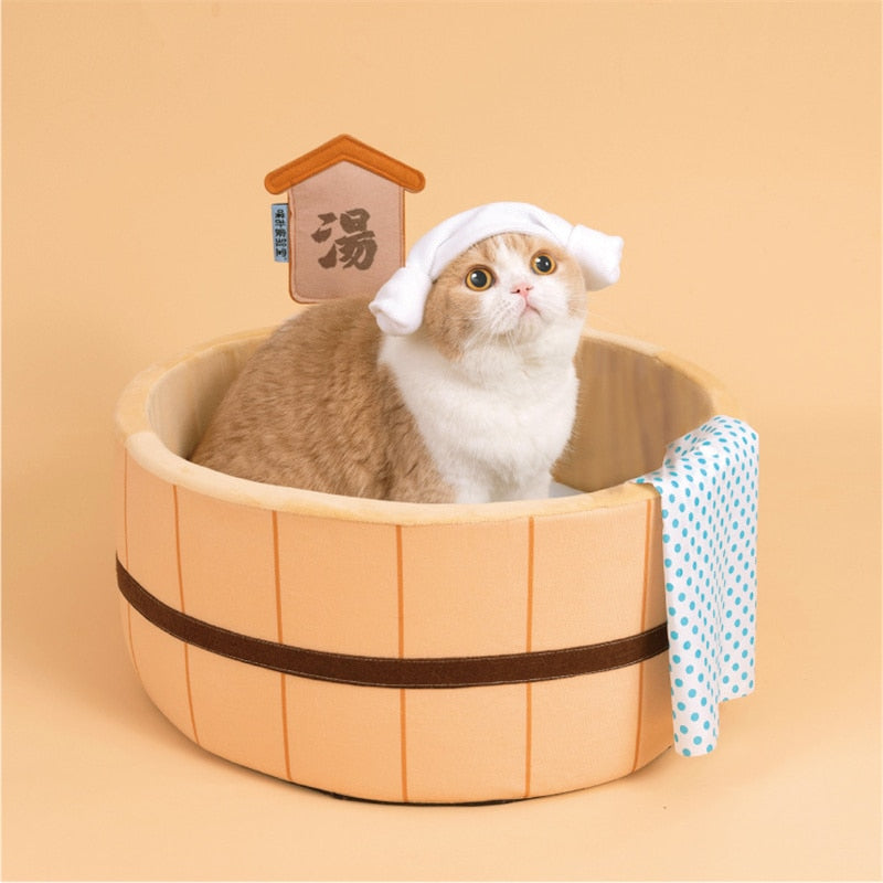 湯おけの猫ベッド 2043