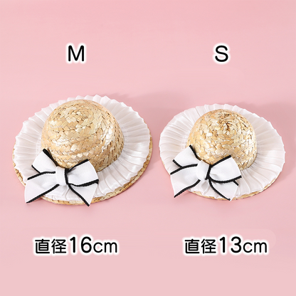レースの麦わら帽 2233