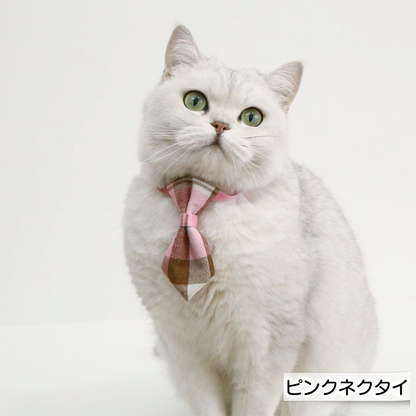 タータンチェックの首輪 2240