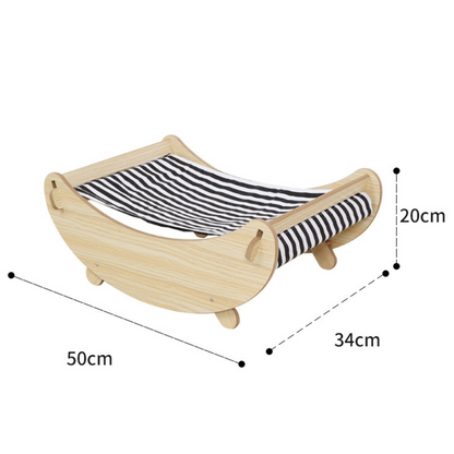 木製ハンモック型ベッド 2539