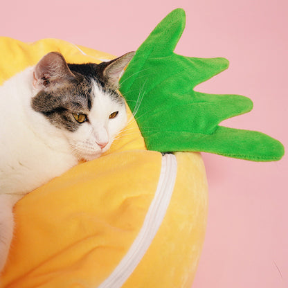 ふわもこまんまるパイナップルベッド2407