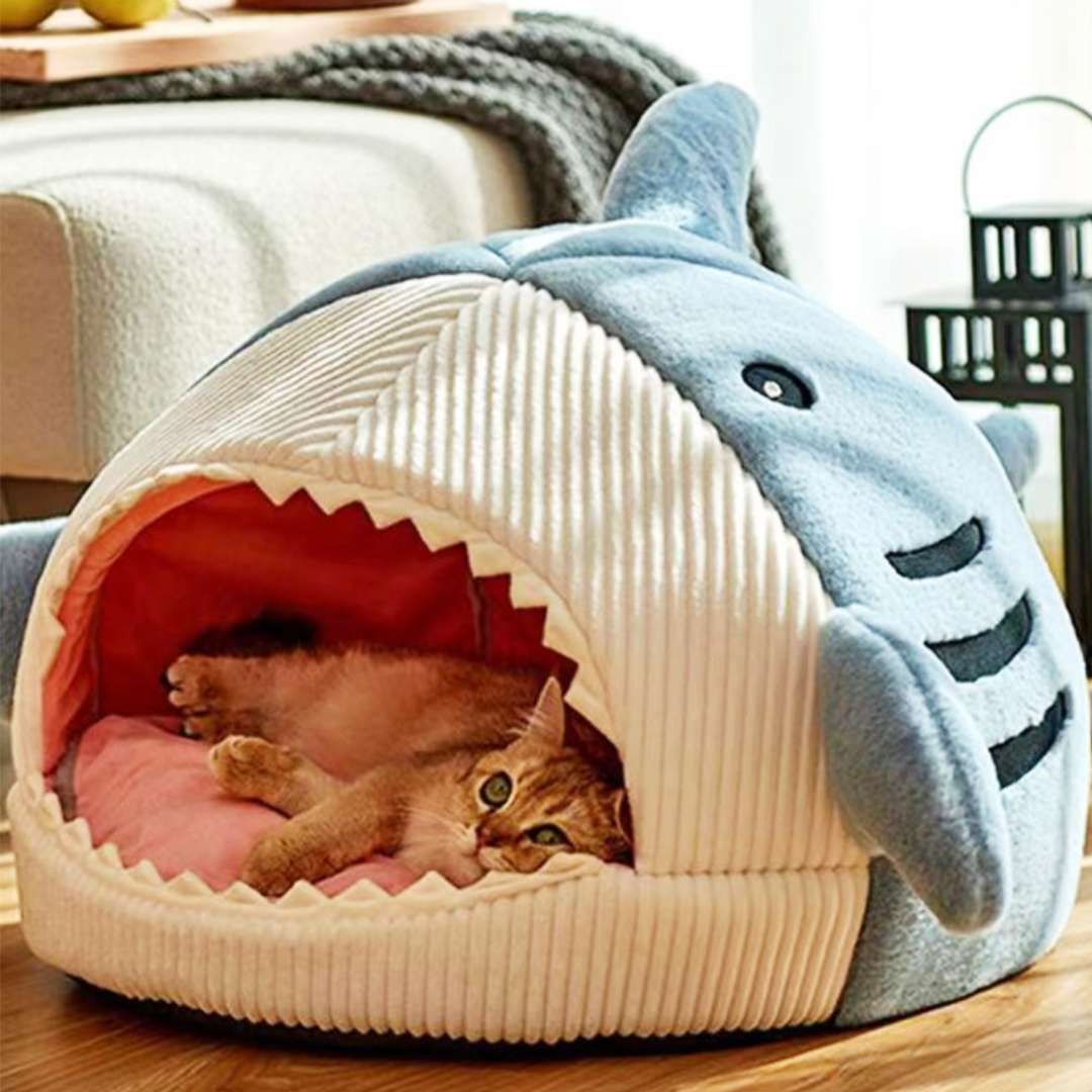 サメの猫ベッド 2029 – にゃんぱら