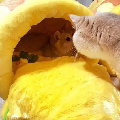 こぼれハチミツ壺の猫ベッド 2018