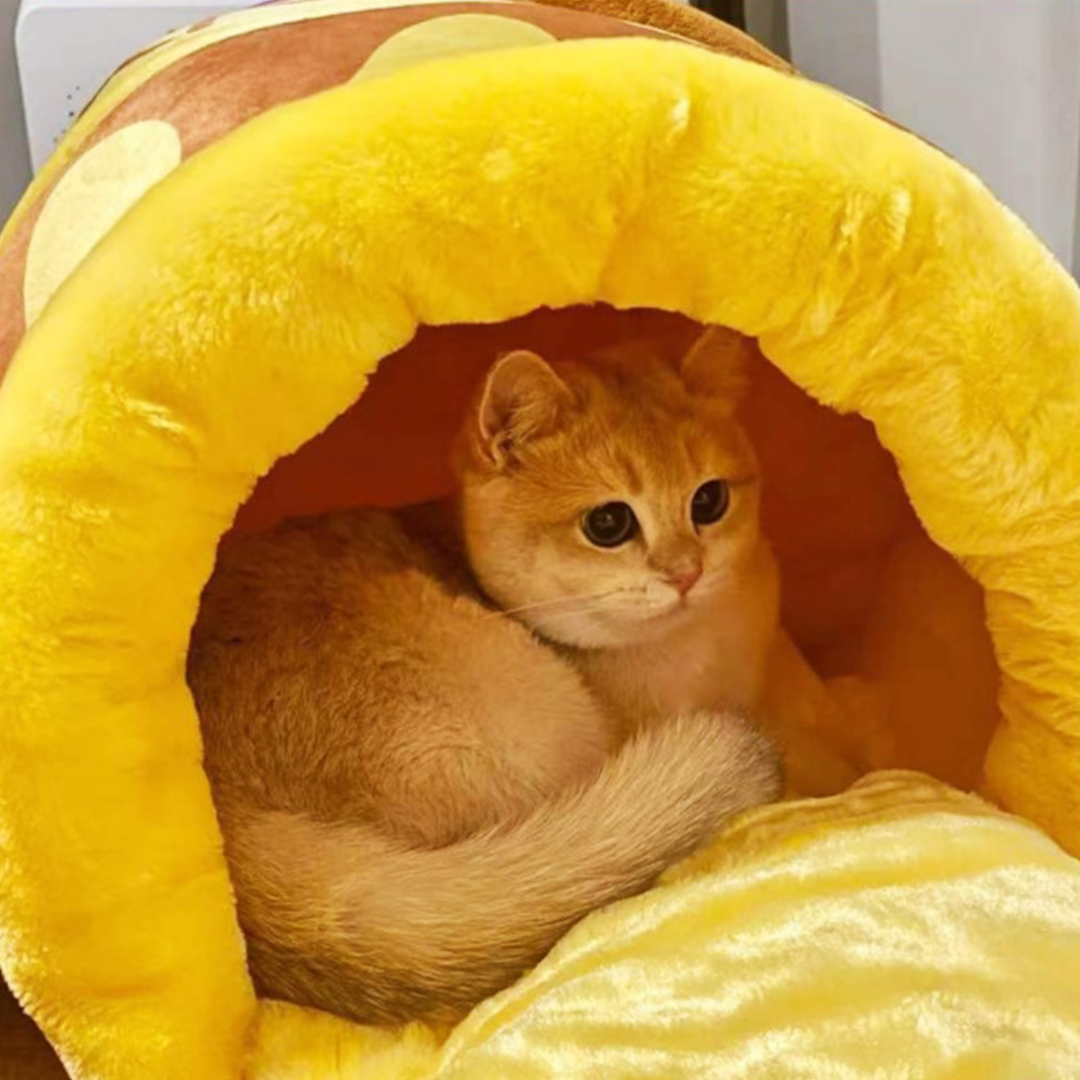 こぼれハチミツ壺の猫ベッド 2018
